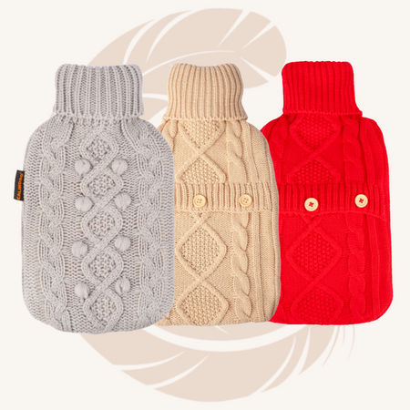 Bouillotte Tricot Beige