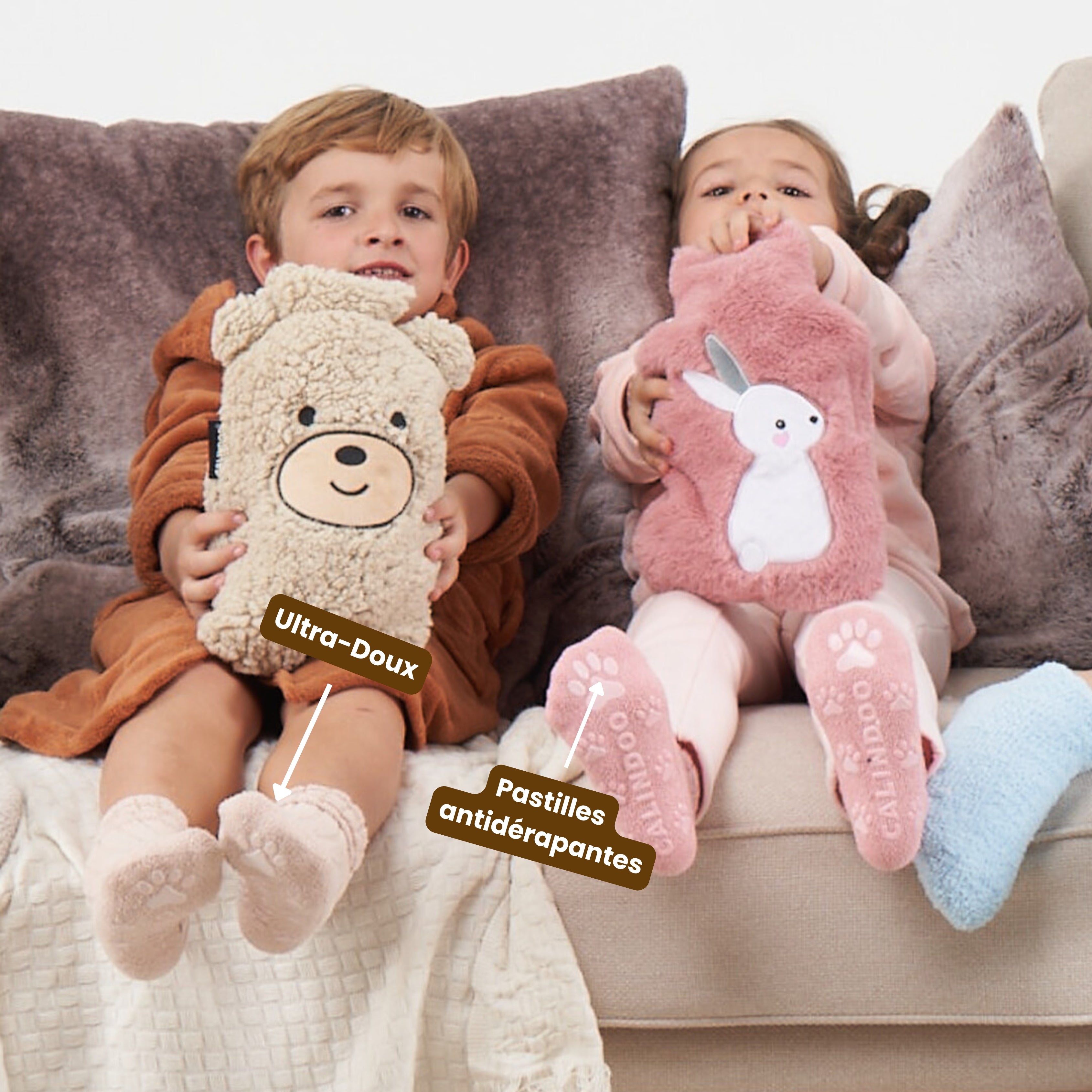 Chaussettes Molletonnées Antidérapantes Kids